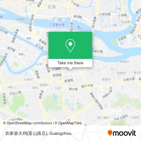 农家柴火鸡(富山路店) map
