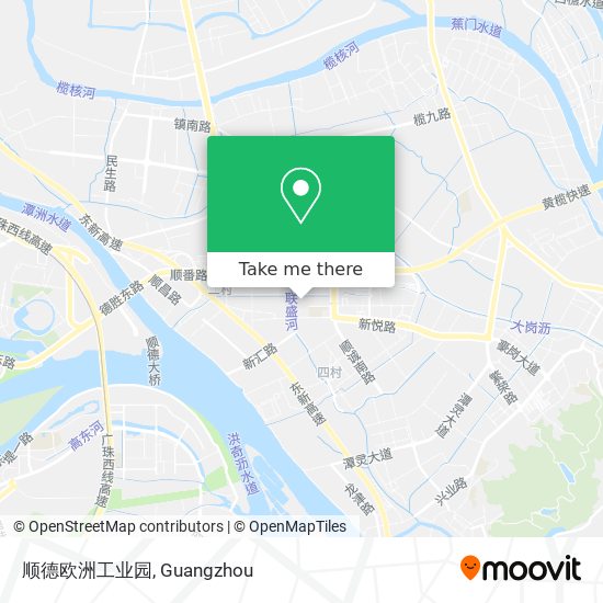 顺德欧洲工业园 map