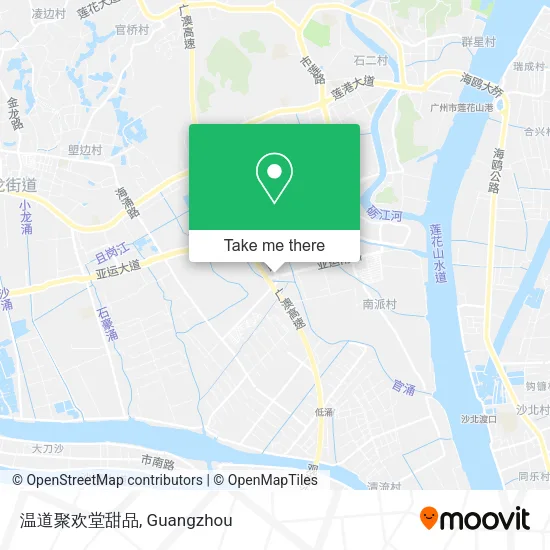 温道聚欢堂甜品 map
