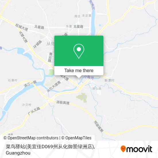菜鸟驿站(美宜佳D069州从化御景绿洲店) map
