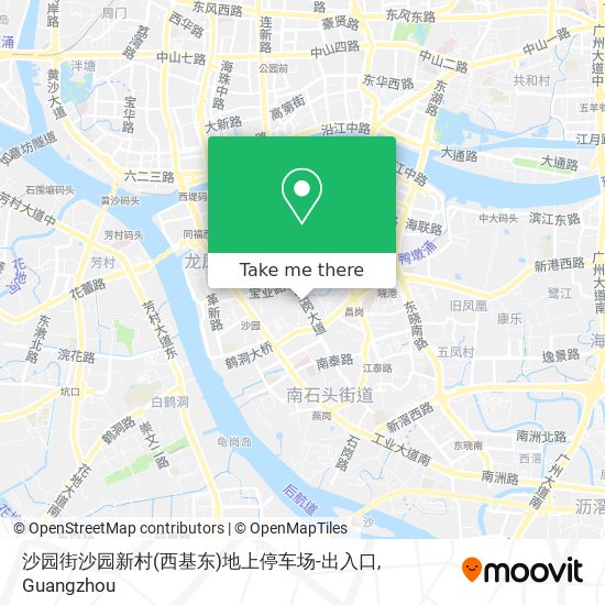 沙园街沙园新村(西基东)地上停车场-出入口 map