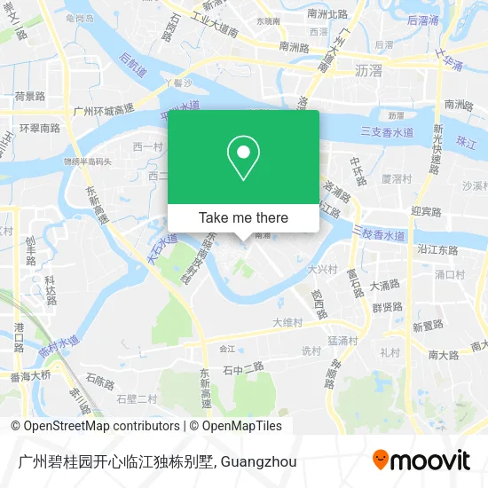 广州碧桂园开心临江独栋别墅 map