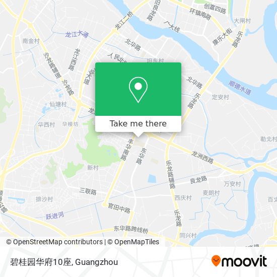 碧桂园华府10座 map