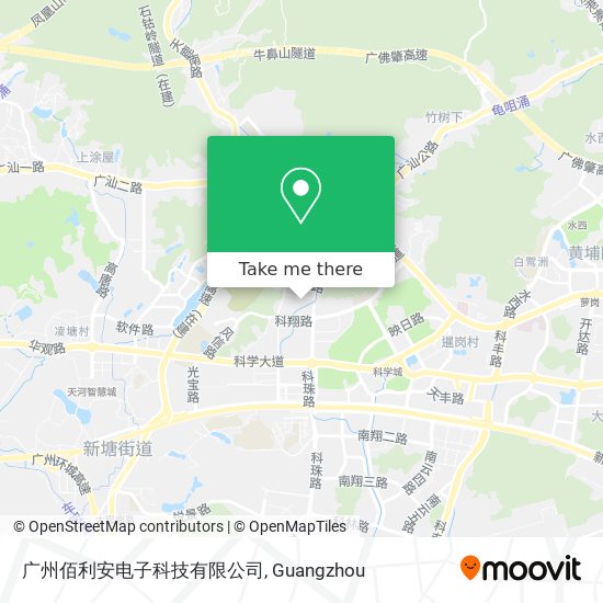 广州佰利安电子科技有限公司 map