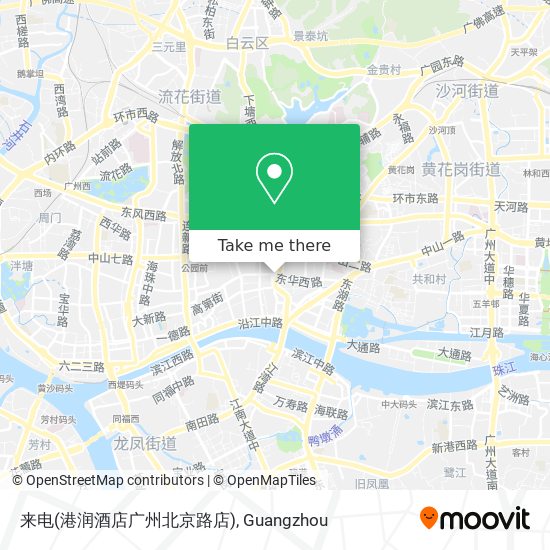 来电(港润酒店广州北京路店) map