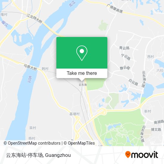 云东海站-停车场 map
