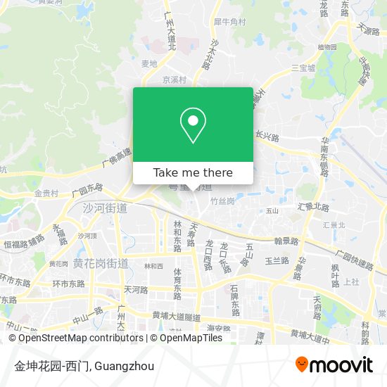金坤花园-西门 map