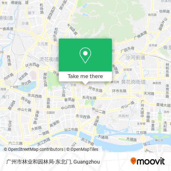 广州市林业和园林局-东北门 map
