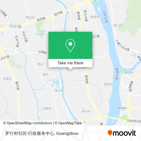 罗行村社区-行政服务中心 map