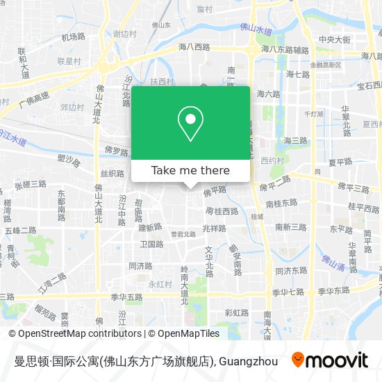曼思顿·国际公寓(佛山东方广场旗舰店) map
