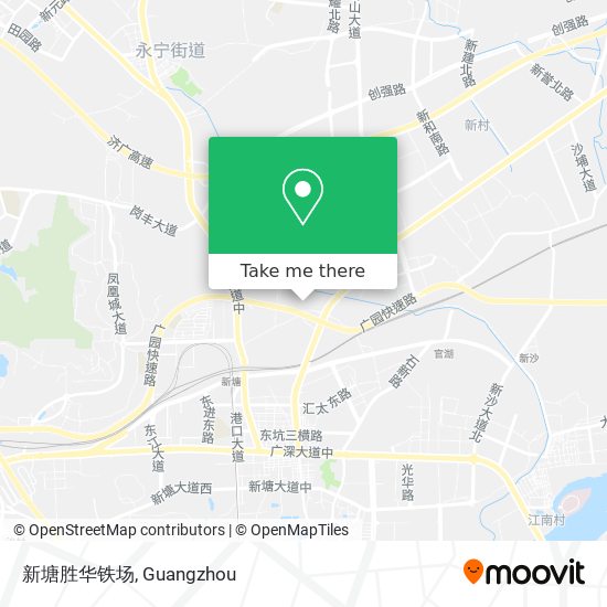 新塘胜华铁场 map