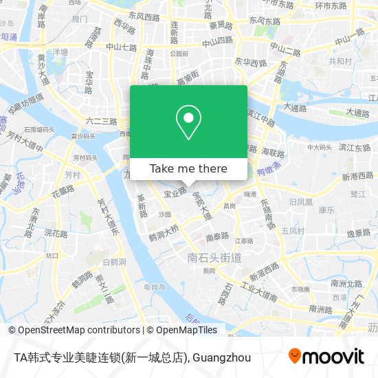 TA韩式专业美睫连锁(新一城总店) map