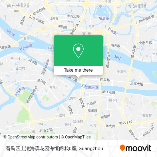 番禺区上漖海滨花园海恒阁我b座 map