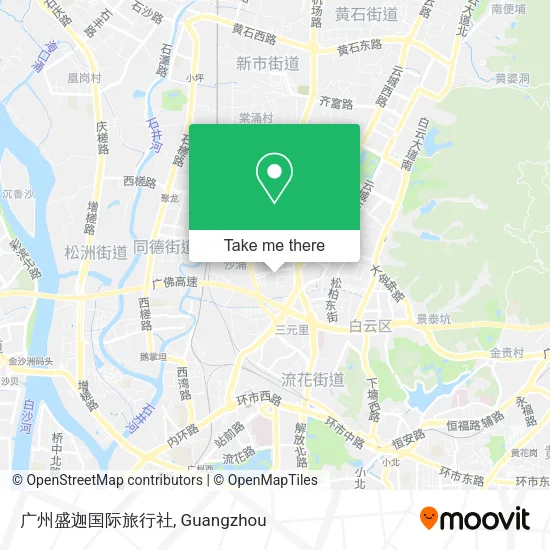 广州盛迦国际旅行社 map