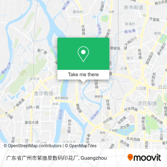 广东省广州市紫微星数码印花厂 map