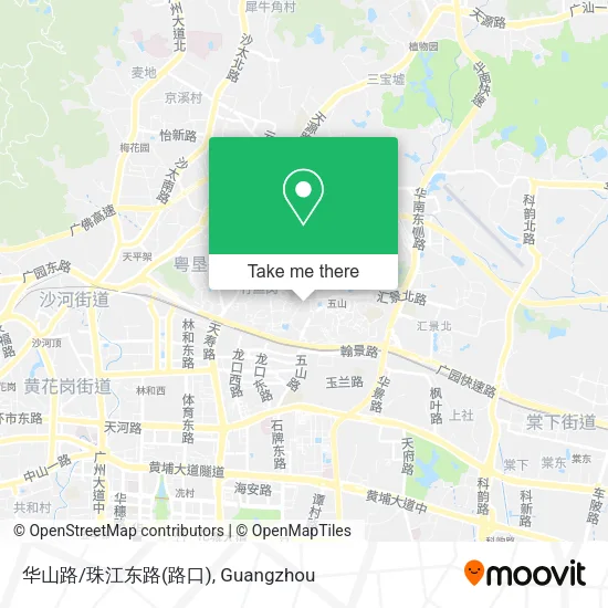 华山路/珠江东路(路口) map