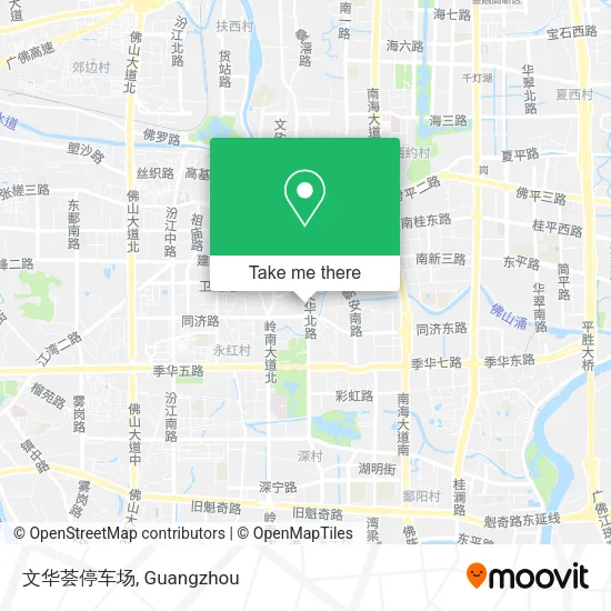 文华荟停车场 map
