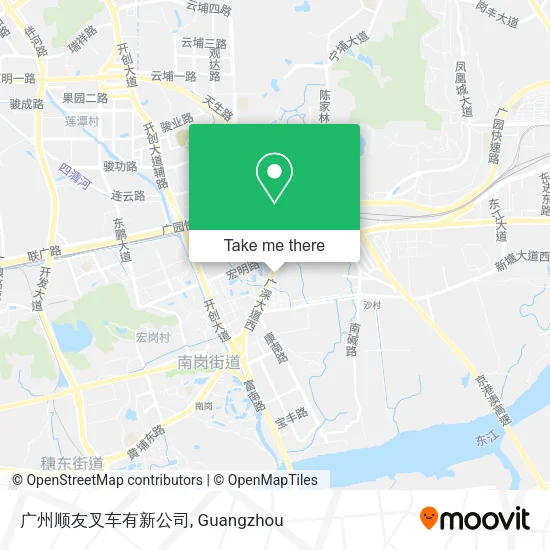 广州顺友叉车有新公司 map