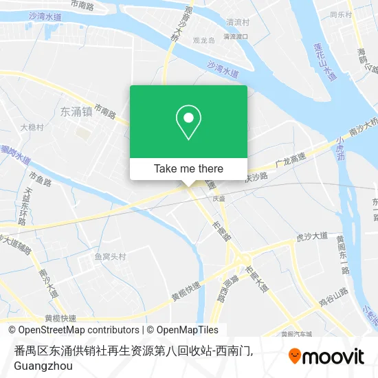 番禺区东涌供销社再生资源第八回收站-西南门 map