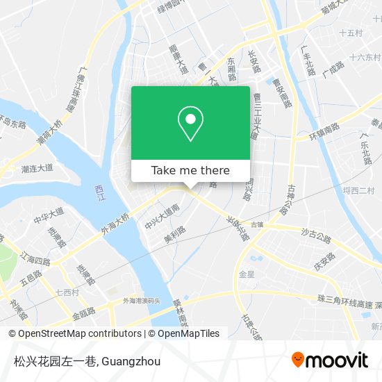 松兴花园左一巷 map