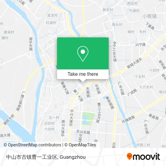 中山市古镇曹一工业区 map
