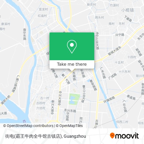 街电(霸王牛肉全牛馆古镇店) map