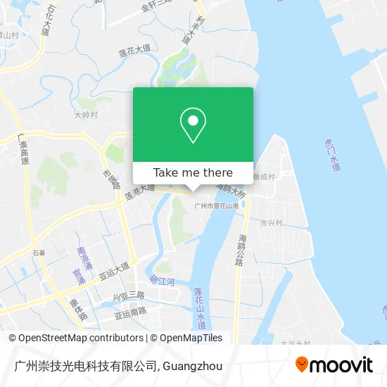 广州崇技光电科技有限公司 map