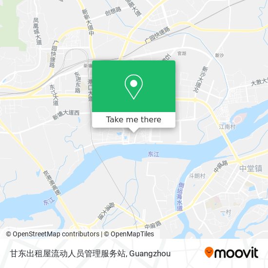 甘东出租屋流动人员管理服务站 map