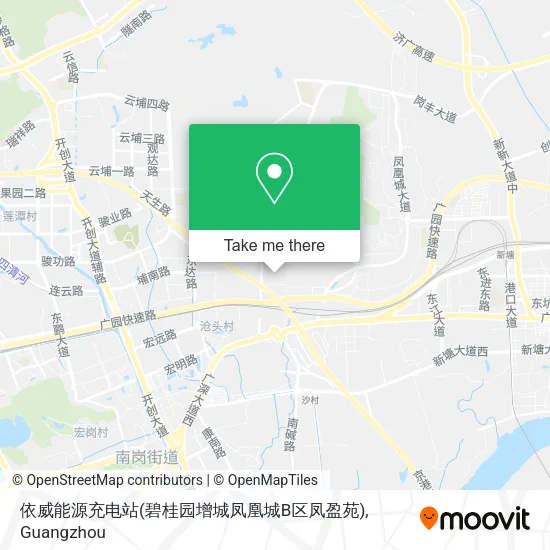 依威能源充电站(碧桂园增城凤凰城B区凤盈苑) map