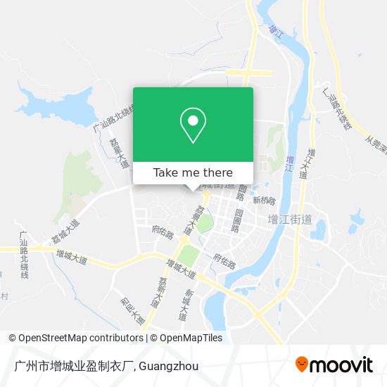 广州市增城业盈制衣厂 map