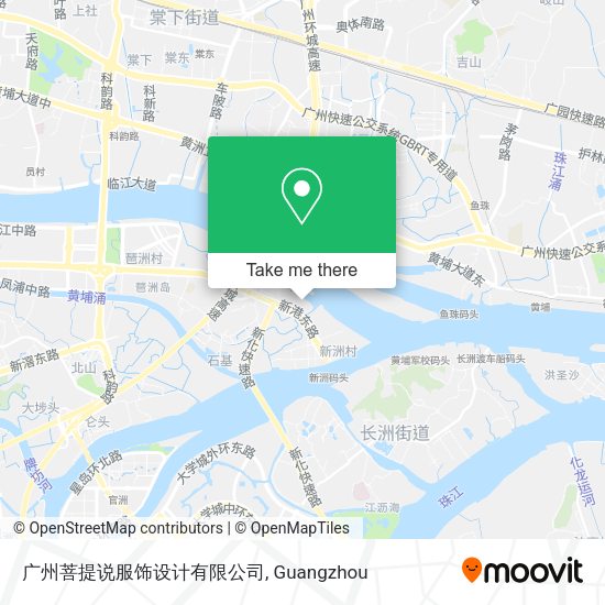 广州菩提说服饰设计有限公司 map