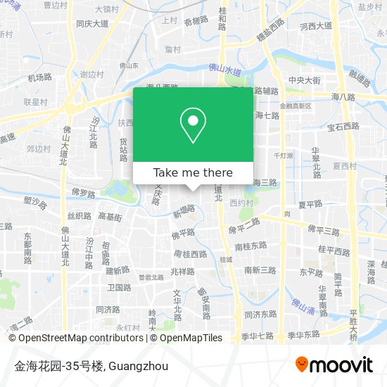 金海花园-35号楼 map