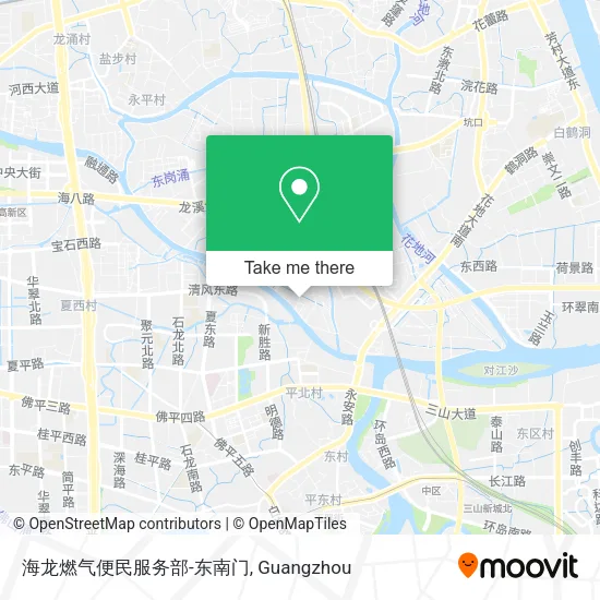 海龙燃气便民服务部-东南门 map