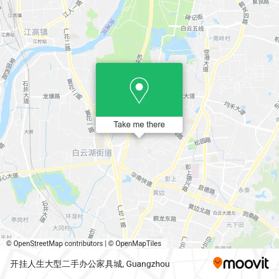 开挂人生大型二手办公家具城 map