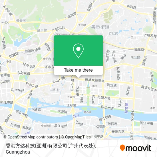 香港方达科技(亚洲)有限公司(广州代表处) map