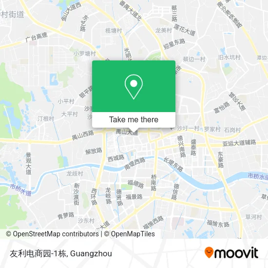 友利电商园-1栋 map