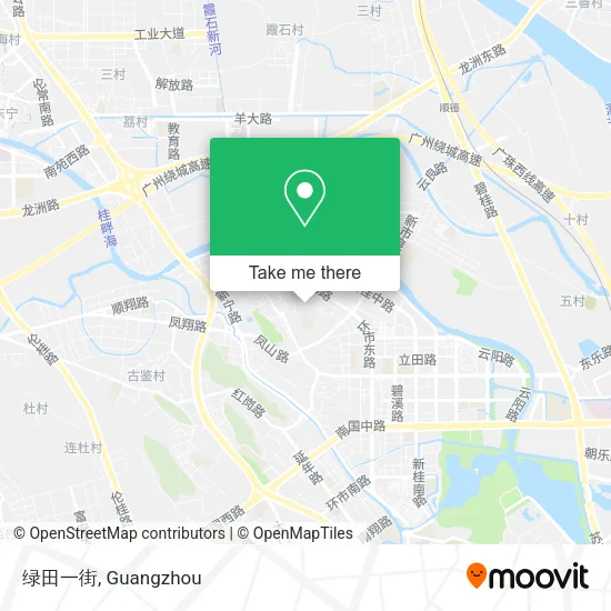 绿田一街 map