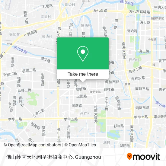 佛山岭南天地潮圣街招商中心 map