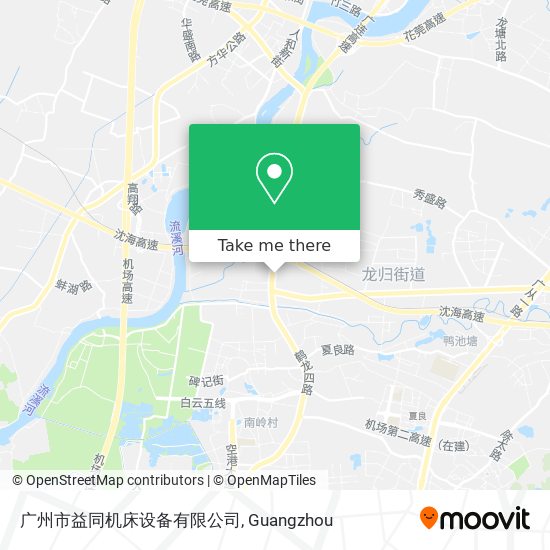 广州市益同机床设备有限公司 map