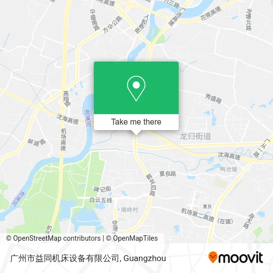 广州市益同机床设备有限公司 map