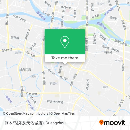 啄木鸟(乐从天佑城店) map