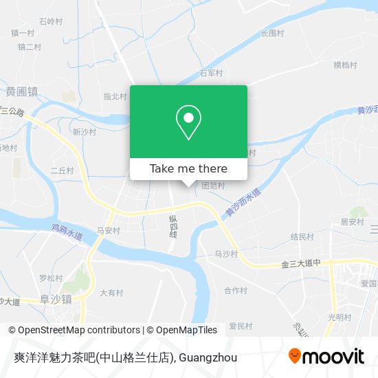 爽洋洋魅力茶吧(中山格兰仕店) map