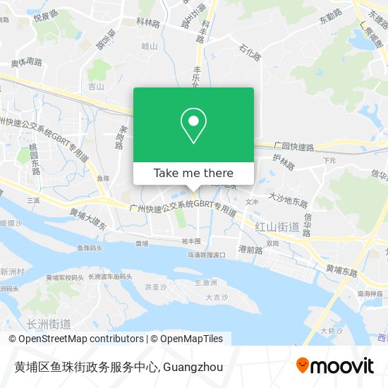黄埔区鱼珠街政务服务中心 map