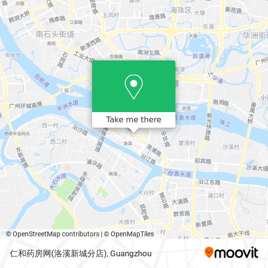 仁和药房网(洛溪新城分店) map