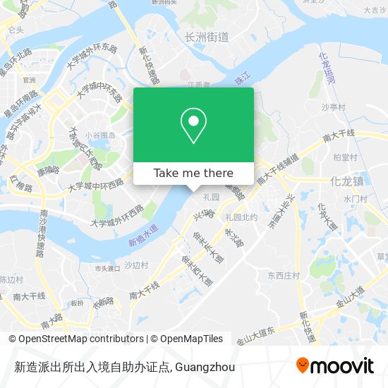 新造派出所出入境自助办证点 map