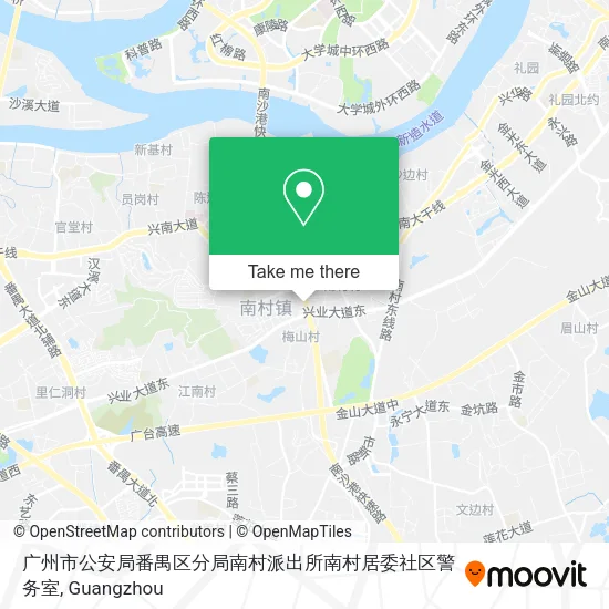 广州市公安局番禺区分局南村派出所南村居委社区警务室 map