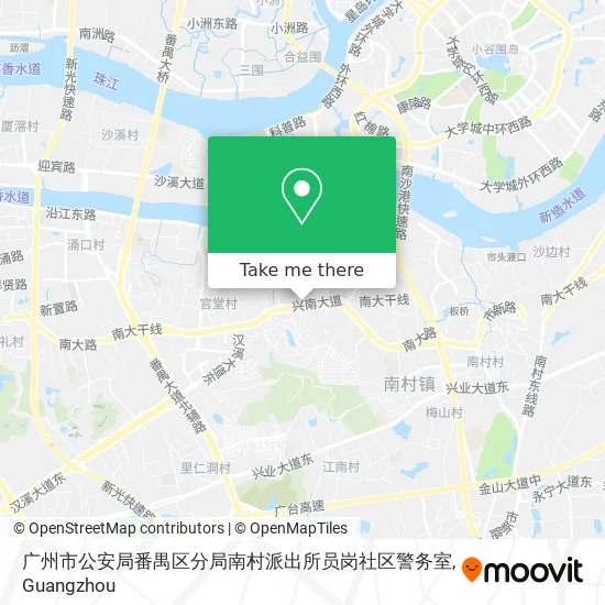广州市公安局番禺区分局南村派出所员岗社区警务室 map