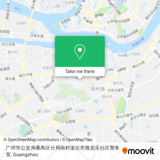广州市公安局番禺区分局南村派出所雅居乐社区警务室 map