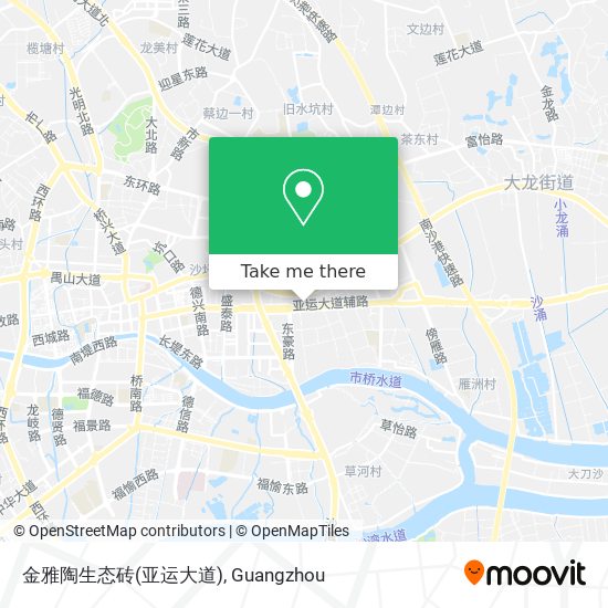 金雅陶生态砖(亚运大道) map
