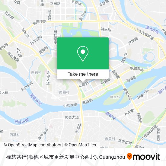 福慧茶行(顺德区城市更新发展中心西北) map